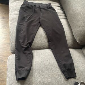 Black Mandala XS jogger scrubs